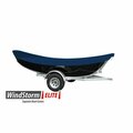 Eevelle Boat Cover DRIft BOAT, Outboard Fits 17ft L up to 84in W Navy SFDFT1784B-NVY